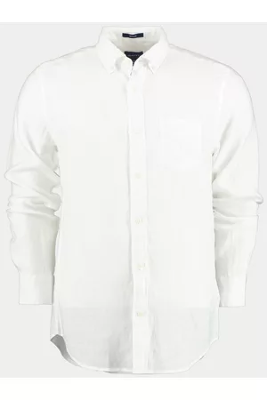 GANT Casual hemd lange mouw reg linen shirt 3230085/110