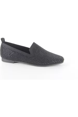 La Strada Dames Loafers - 2021004-4501 black dames instappers gekleed