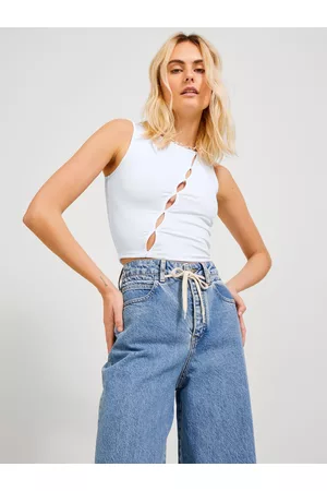 JACK & JONES Dames Tops - Jxhannah stretch sl top jrs