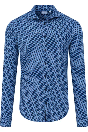 Blue Industry Heren Lange Mouwen Overhemden - Casual overhemd met lange mouwen