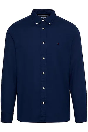Tommy Hilfiger Overhemd 33307 twill carbon navy