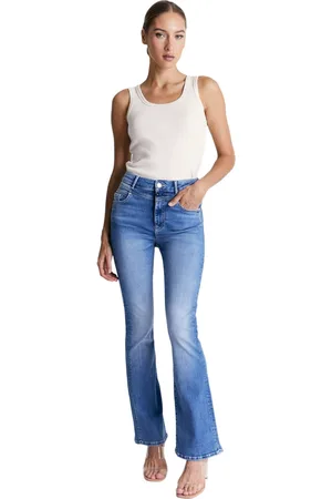 COJ Ultra high waist flare medium blue