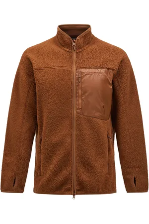 Peak Performance M. pile zip jacket emperador