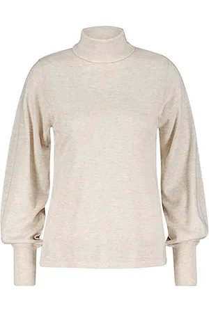 Red Button Top srb4067 sweet roll neck stone