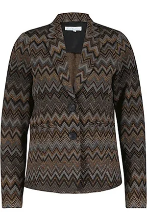 Red Button Blazer srb4135 zigzag bronze