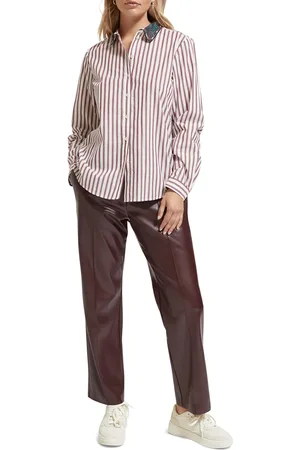 Scotch&Soda 175148 faux leather jogger