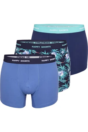 HAPPY SHORTS 3-pack boxershorts heren d924 hawaii print