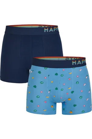 HAPPY SHORTS 2-pack boxershorts heren sea print d831