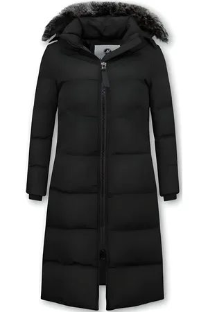 Matogla Puffer jacket lang met capuchon