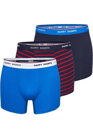 HAPPY SHORTS 3-pack boxershorts heren maritim gestreept