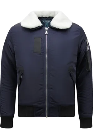 Y chrom Casual piloten bomber jack