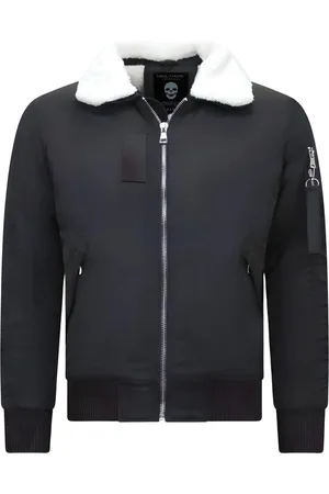 Y chrom Casual piloten bomber jack