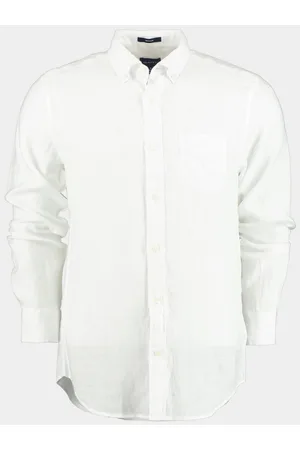 GANT Casual hemd lange mouw reg linen shirt 3230085/110