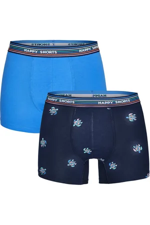 HAPPY SHORTS 2-pack boxershorts heren schildpadden print