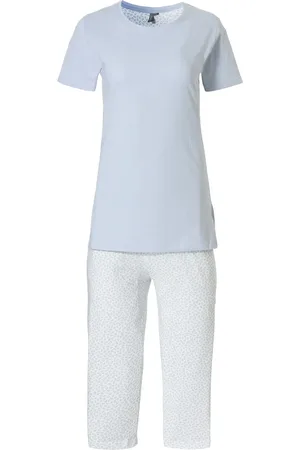by Louise Dames capri korte pyjama set / wit