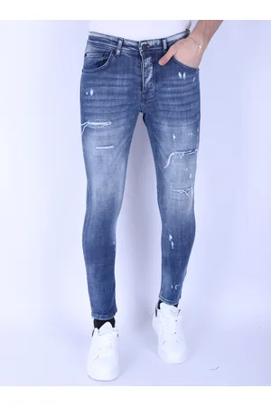 Local Fanatic Donker slim fit spijkerbroek 1097