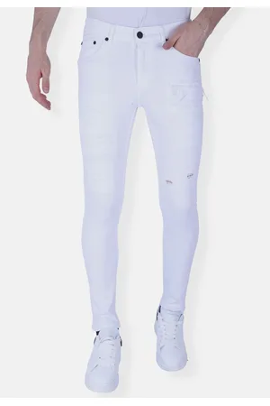 Local Fanatic Te slim fit jeans met scheuren 1090