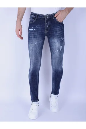 Local Fanatic Denim blue stone washed jeans slim fit 1103