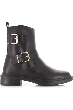 Biker boots leer online dames