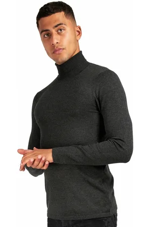 Purewhite Essential knit turtleneck antra