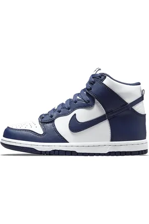 Nike Dunk high navy white (gs)
