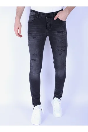 Local Fanatic Ripped jeans voor slim fit met stretch 1104