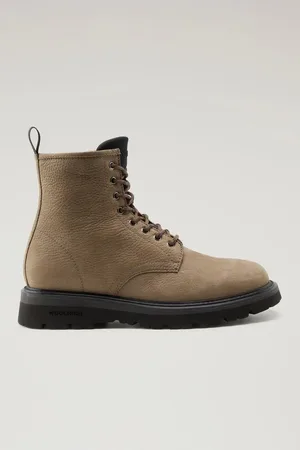 Woolrich Men new city boots nubuck mud