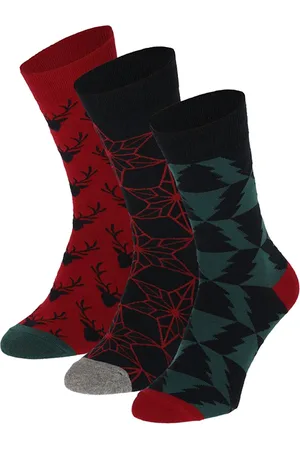 Apollo Heren kerstsokken giftbox 3-pack