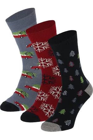 Apollo Heren kerstsokken giftbox 3-pack