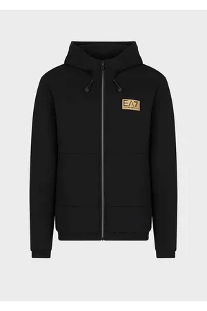 EA7 Vest sweatshirt w23 zwart