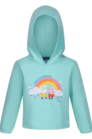 Regatta Kinder/kids peppa pig regenboog hoodie