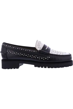 SEBAGO Dames dan studs loafer /wit