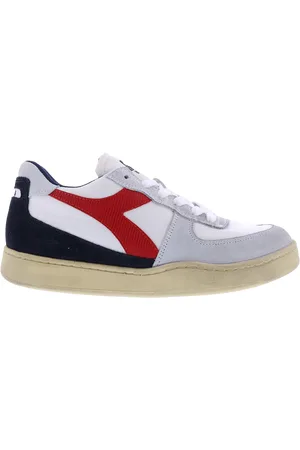 Diadora Dames, heren mi basket low ripstop