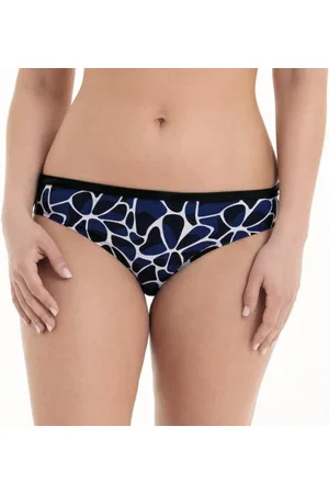 Anita Blue depths bikini slip 8328-0 465 black/pool blue