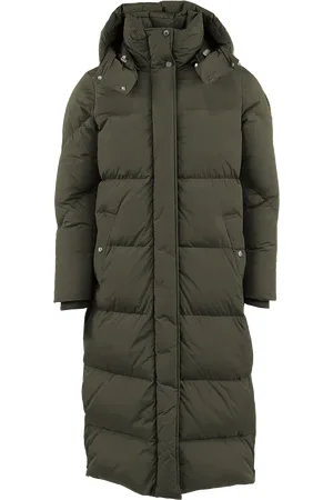 Woolrich Dames aurora parka dark green