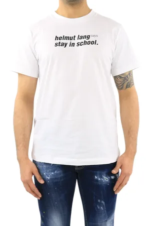 Helmut Lang Heren stay in school