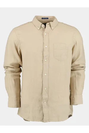 GANT Casual hemd lange mouw reg ut gmnt dyed linen shirt 3230102/270