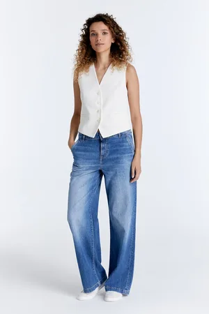 Cup of Joe Maxine wide leg jeans medium blue