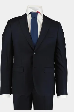 Scotland Blue Bos bright blue kostuum toulon suit wool drop 8 233028to05sb/290 navy