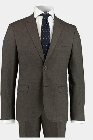 Bos Bright Blue Kostuum toulon suit drop 8 223028to21sb/840 brown