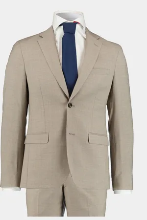 Scotland Blue Bos bright blue kostuum toulon suit wool drop 8 233028to12sb/820 sand