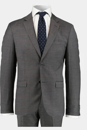 Bos Bright Blue Kostuum toulon suit drop 8 223028to36sb/940 grey