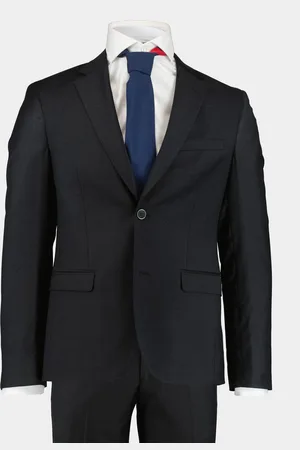 Scotland Blue Bos bright blue kostuum toulon suit wool drop 8 233028to05sb/980 dark shadow