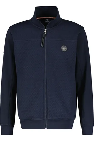 Lerros Heren vest 23n45441 485 classic navy