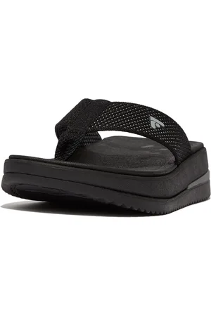 FitFlop Surff two-tone webbing toe-post sandals
