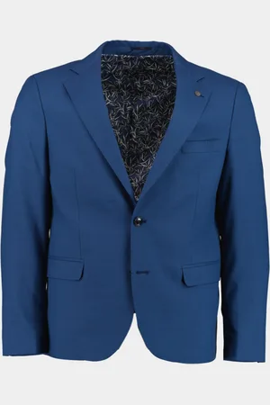 Bos Bright Blue Kostuum modern fit kostuum 2-delig 11649/blue