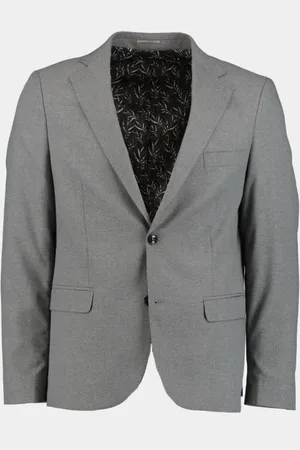 Bos Bright Blue Kostuum modern fit kostuum 2-delig 11649/grey