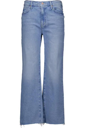 Mother The kick it ankle fray jeans