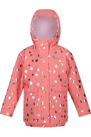 Regatta Waterdichte baybella polka dot jas voor kinderen/kinderen