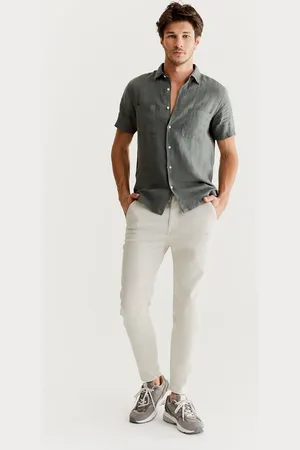 Cup of Joe Felix heren slim-fit chino stone